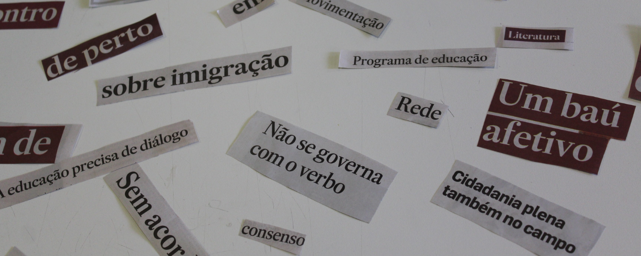 Na imagem, consta material de atividade educativa desenvolvida durante o projeto.