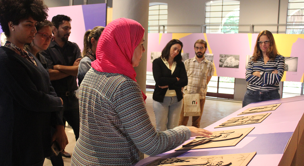 Foto do programa destinado ao público interno do Museu